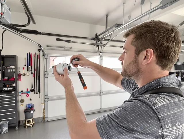 Garage door opener repair service by Montclair Garage Door Repair in Montclair