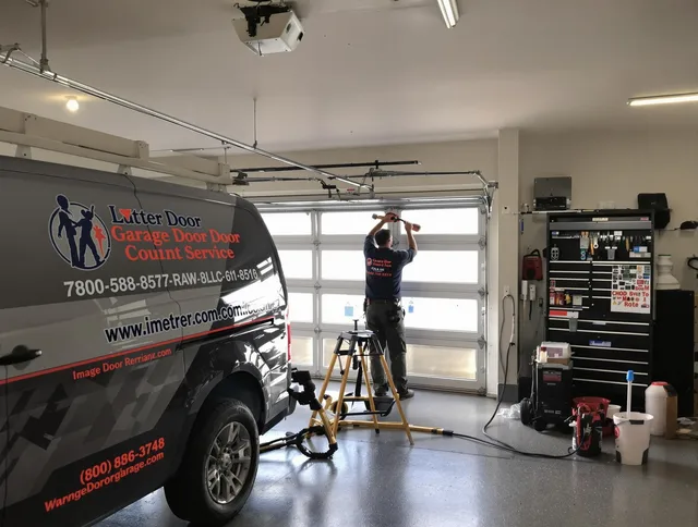 Montclair Garage Door Repair team performing same-day garage door repair in Montclair